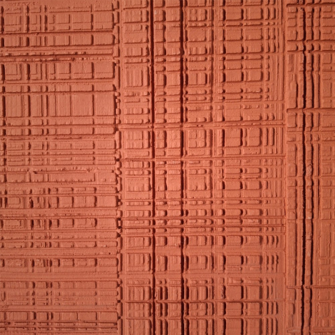 Set 9 panouri decorative flexibile din praf de piatra D7328, ignifuge, strat ceramic UV, 1200x600x2 mm, Rosu caramiziu [3]