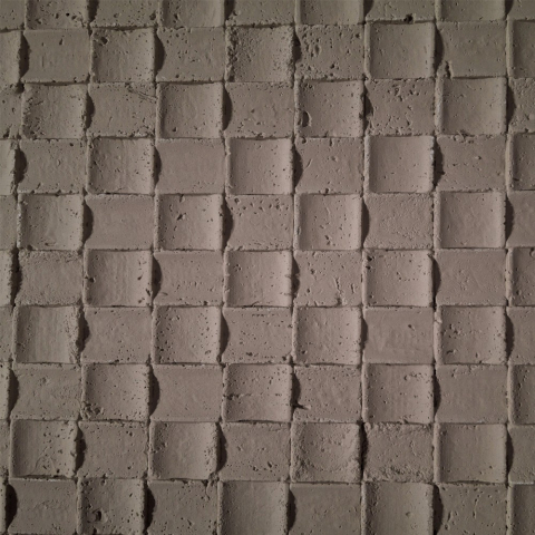 Set 9 panouri decorative flexibile din praf de piatra D7341, ignifuge, strat ceramic UV, 1200x600x2 mm, Maro deschis [5]