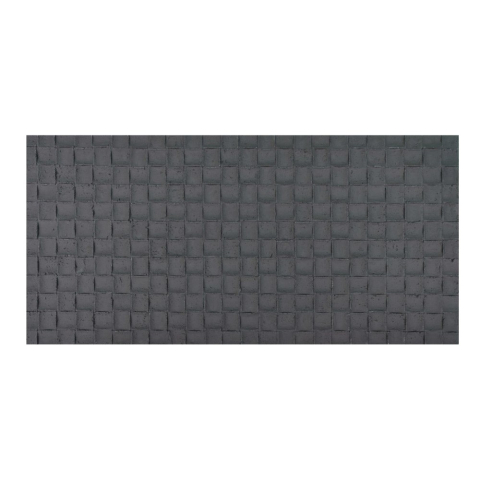 Set 9 panouri decorative flexibile din praf de piatra D7343, ignifuge, strat ceramic UV, 1200x600x2 mm, Gri inchis [1]