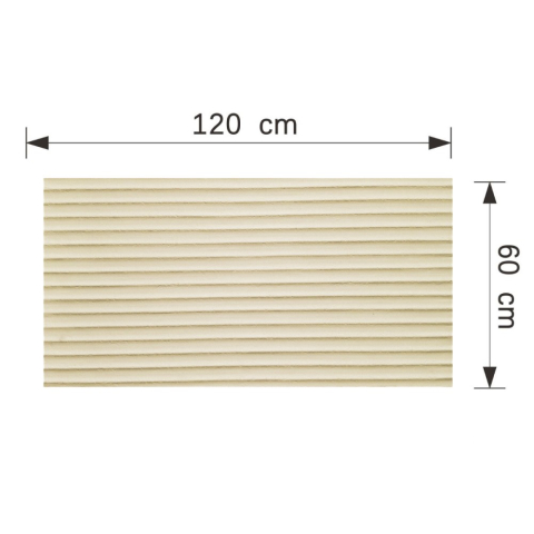 Set 9 panouri decorative flexibile din praf de piatra D7360, ignifuge, strat ceramic UV, 1200x600x2 mm, Bej galbui [4]