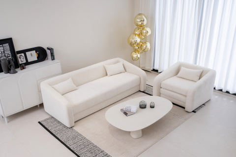 Canapele - Set fotoliu și canapea extensibilă Tremosine