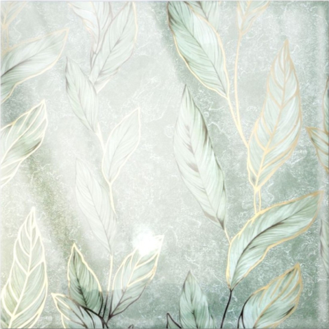 Set plăci decorative autoadezive D7115 Verde, 600 mm x 300 mm x 2.5mm, 6 buc., ~1.08 m² [3]