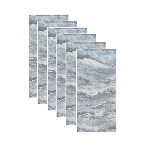 Panouri Decorative - Set plăci decorative autoadezive D7126 Gri Inchis, 600 mm x 300 mm x 2.5mm, 6 buc., ~1.08 m²