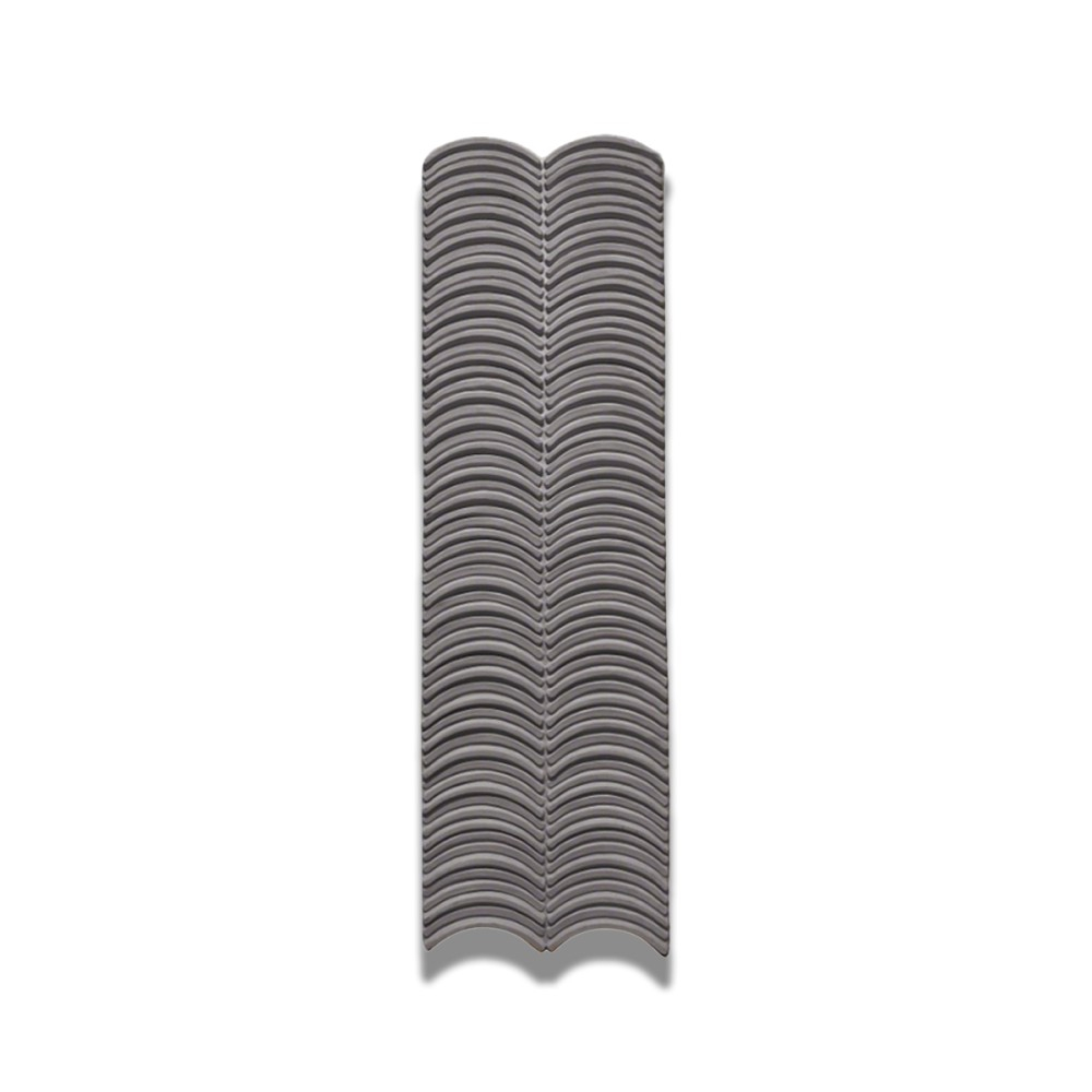 Panou Decorativ 3D Naimeed D7569 - Efect Piatră Ondulată - 1230 370 35mm - Gri Gri, 1230 x 370 x 35 mm, 35 mm, 1230 mm, 370 mm, PU, 0.45mp