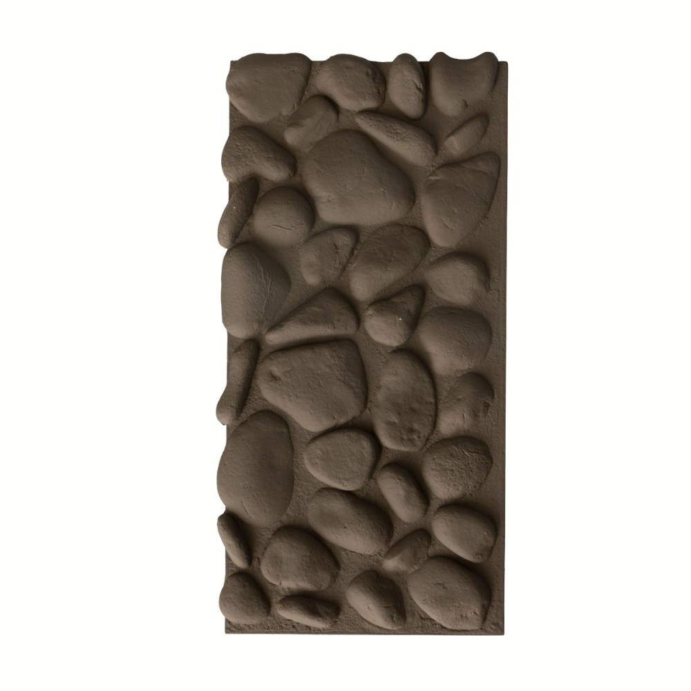 Panou Decorativ 3D Naimeed D7578 - Efect Piatra Naturala - 1200 600 57mm - Maro deschis Maro deschis, 1200 x 600 x 57 mm, 57 mm, 1200 mm, 600 mm, PU,