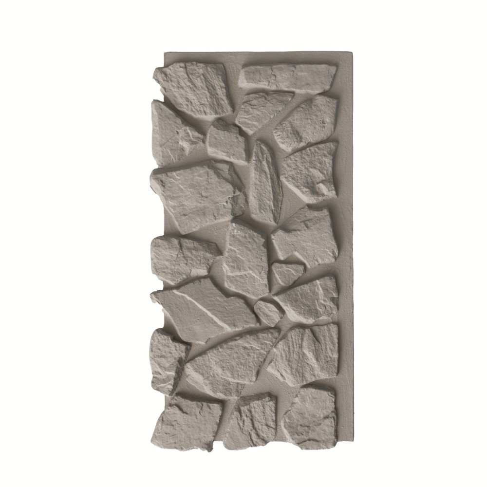 Panou Decorativ 3D Naimeed D7598 - Efect Piatră Naturală - 1200 600 60mm - Gri Gri, 1200 x 600 x 60 mm, 60 mm, 1200 mm, 600 mm, PU, 0.72mp