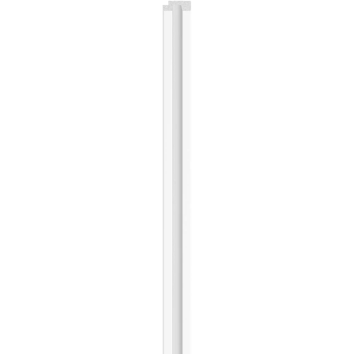 Profil Dreapta lamelar interior VOX Linerio, decor Alba - 2,23 mp cutie (24 bucati), 2650 35 12 mm, Polistiren Extrudat XPS Alba, 2650 x 35 x 12 mm,