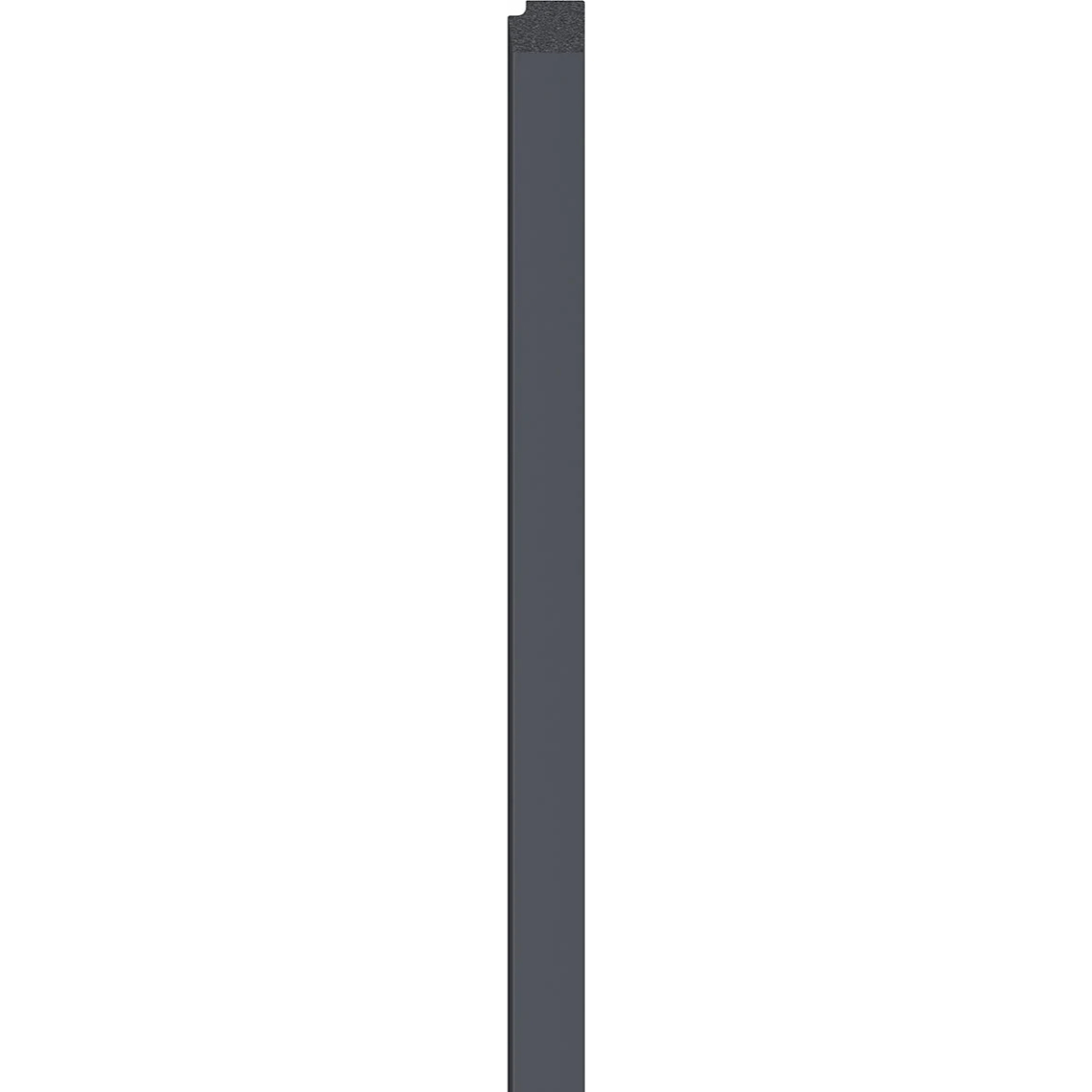 Profil Dreapta lamelar interior VOX Linerio, decor Antracit - 1,53 mp cutie (18 bucati), 2650 32 21 mm, Polistiren Extrudat XPS Antracit, 2650 x 32 x
