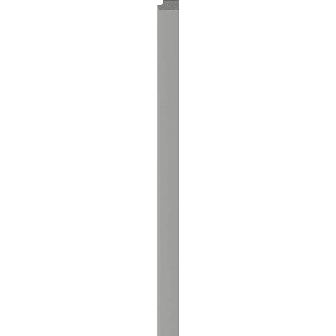Profil Dreapta lamelar interior VOX Linerio, decor Gri - 2,41 mp cutie (35 bucati), 2650 26 12 mm, Polistiren Extrudat XPS Gri, 2650 x 26 x 12 mm, 35,