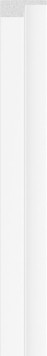 Profil Stanga lamelar interior VOX Linerio, decor Alba - 2650 61 21 mm, Polistiren Extrudat XPS (12 bucati) Alba, 2650 x 61 x 21 mm, 12, 21 mm, 2650