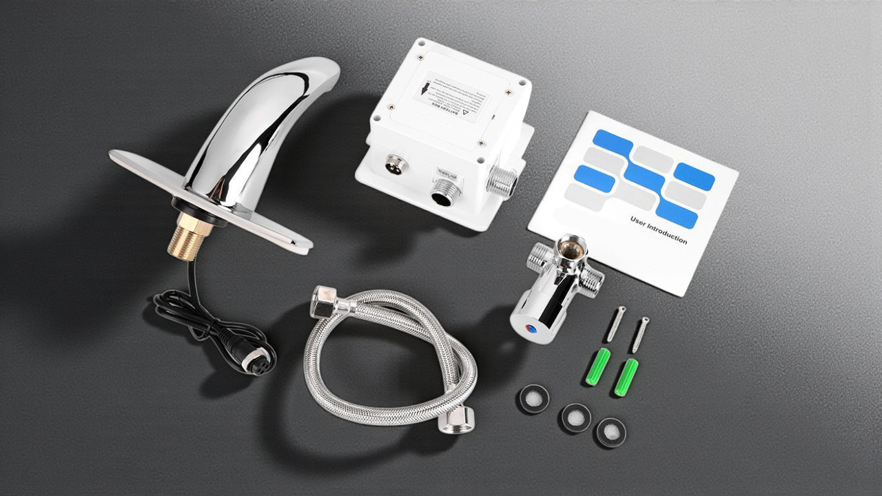 Cum montez bateria cu senzor pentru chiuveta baie