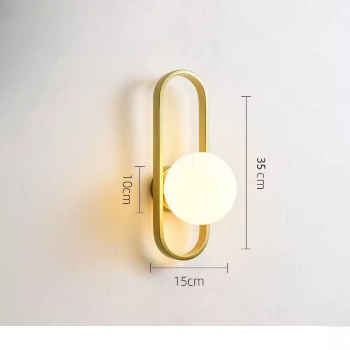 Aplica LED aurie bec E14 [5]