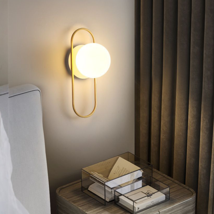 Aplica LED aurie bec E14 [2]