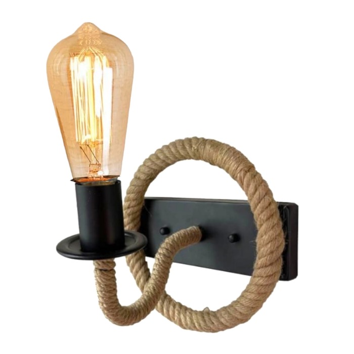 Aplica vintage un brat metal sfoara E27 [3]