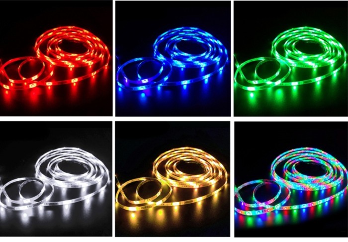 Banda LED dublu-adeziva telecomanda lumina RGB 5m [5]