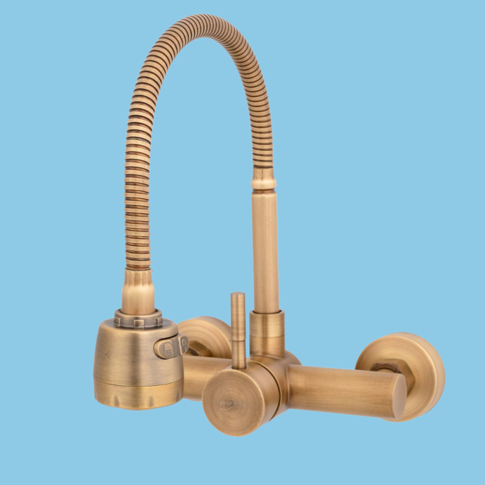 Baterie antichizata retro montare perete pipa flexibila [3]