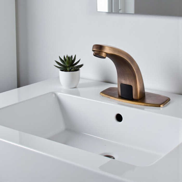 Baterie lavoar bronz antichizat actionare senzor Europe [2]