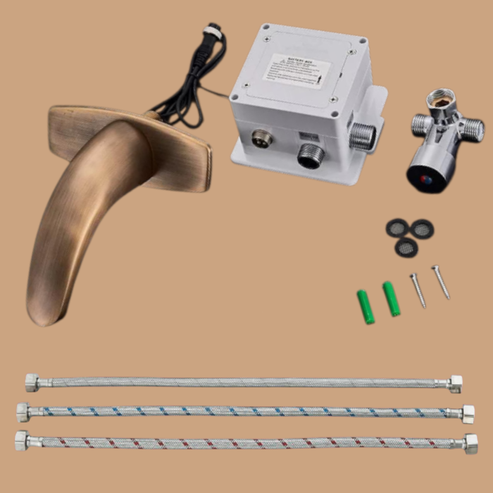 Baterie lavoar bronz antichizat actionare senzor Europe [3]