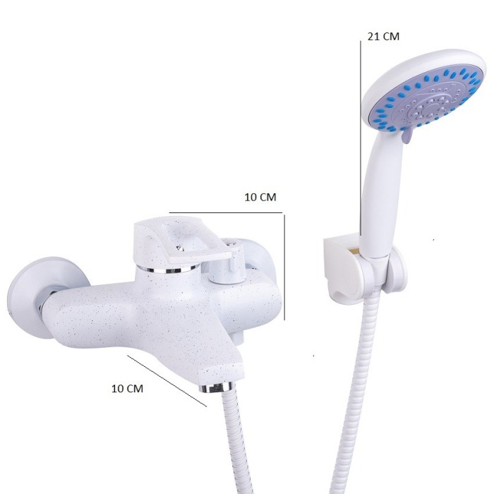 Baterie cada alba GRANIT dus inclus [3]