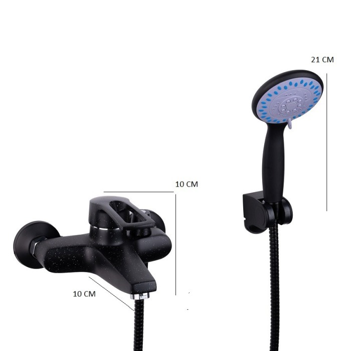 Baterie cada negru GRANIT dus inclus [3]