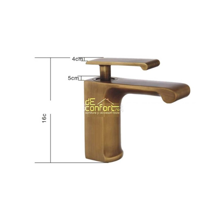 Baterie lavoar antichizata bronz Tallin retro [2]