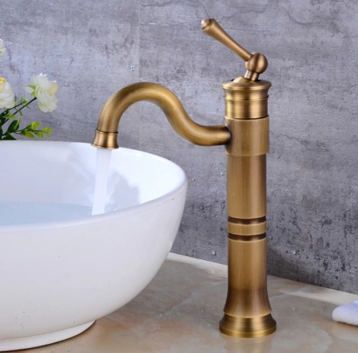 Baterie lavoar inalta bronz antichizat Lavory [4]