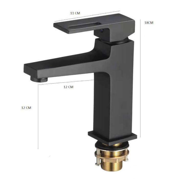 Baterie baie inaltime medie neagra MILO [4]