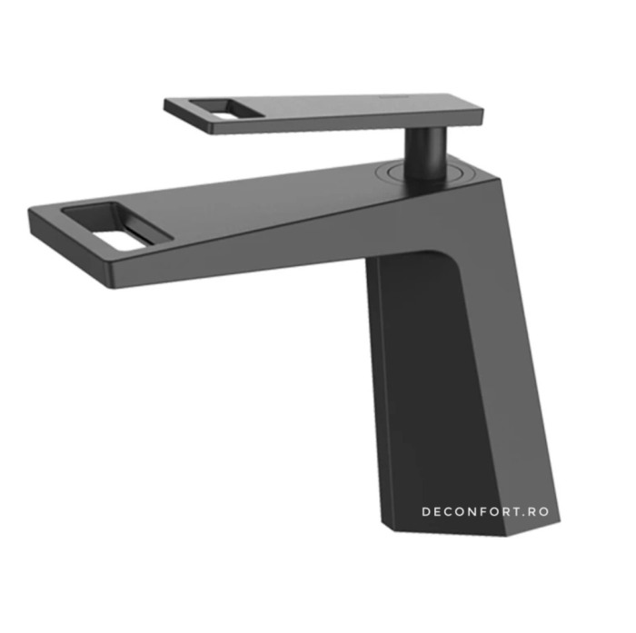 Baterie lavoar negru antichizat retro pentru chiuveta baie Prisma [2]