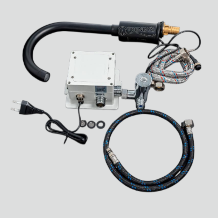 Baterie lavoar senzor functionare automata HighFlow negru [4]