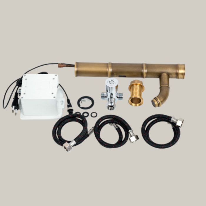 Baterie lavoar senzor inalta Soweto bronz antichizat fara atingere [3]