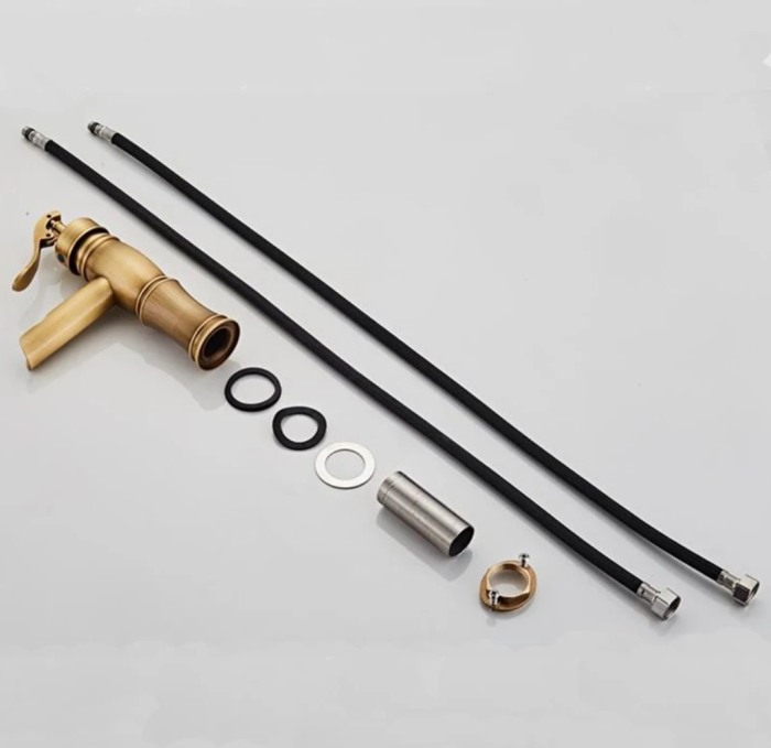 Baterie retro bronz montare chiuveta Spring [6]