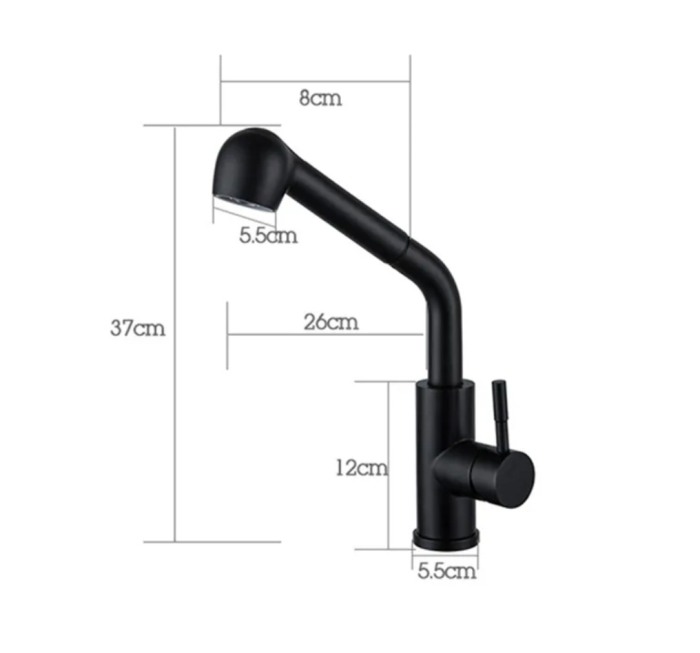 Baterie salon neagra dus extractabil [4]