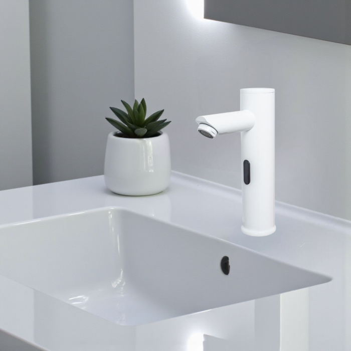 Baterie automata senzor lavoar alba fara atingere [2]