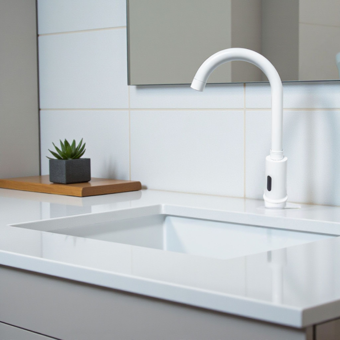 Baterie senzor lebada Chiuveta bucatarie HighFlow Alba [2]