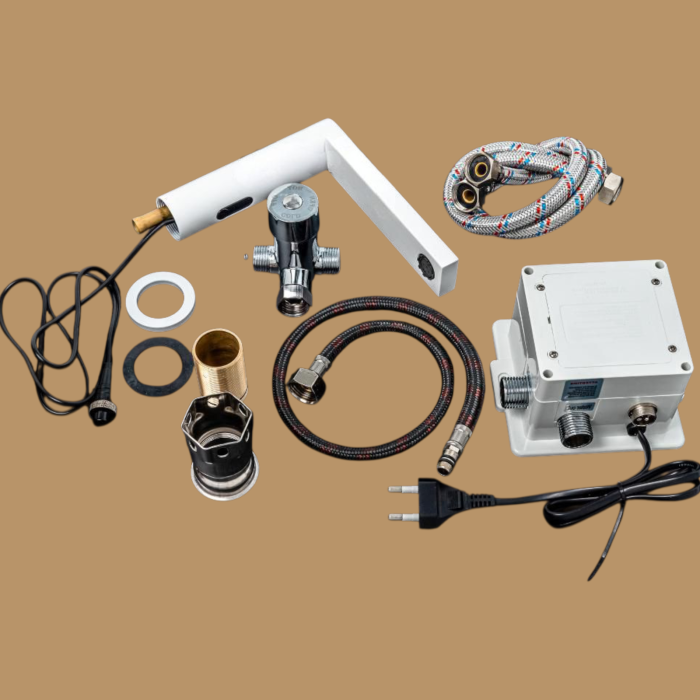 Baterie senzor profesionala lavoar Style alba [3]