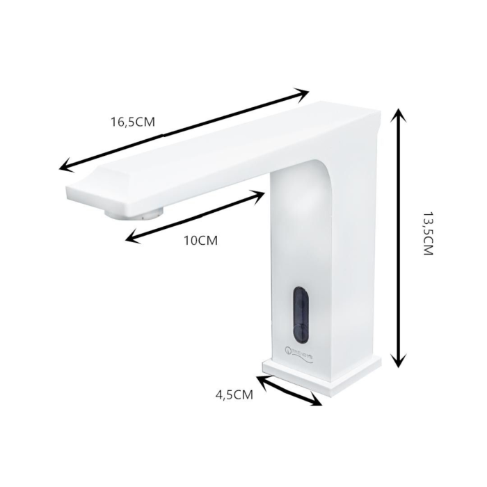 Baterie lavoar senzor profesionala functionare fara atingere alba [4]