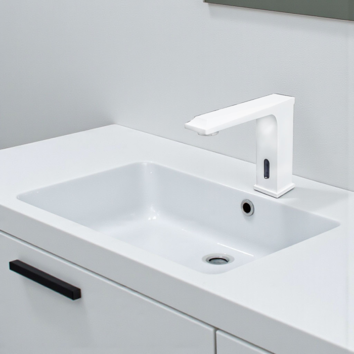 Baterie lavoar senzor profesionala functionare fara atingere alba [2]