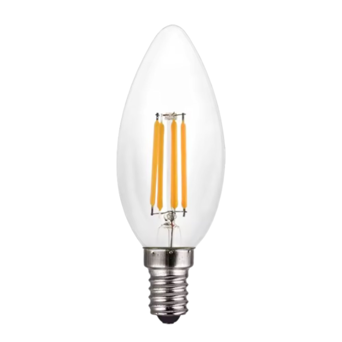 Bec filament LED E14 4w-48w lumanare lumina neutra [1]
