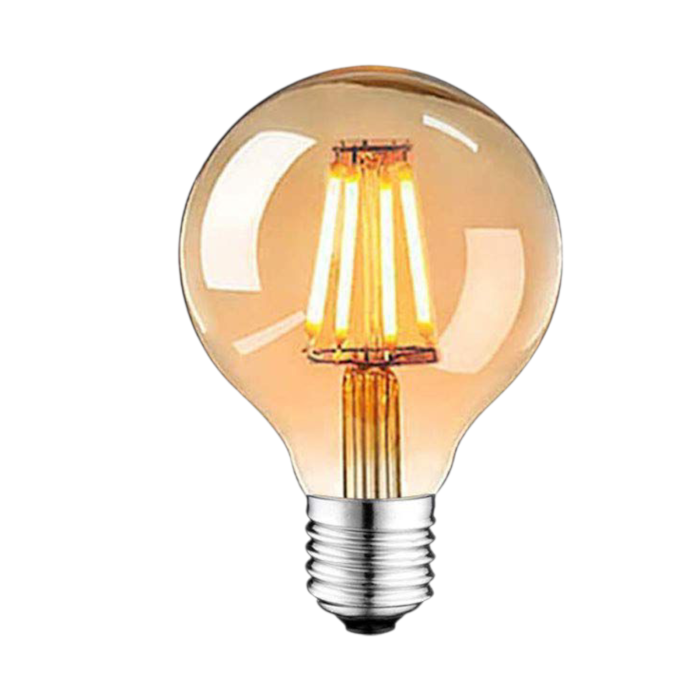 Bec LED G80 Filament Edisson 6W Lumina Rece E27 [1]