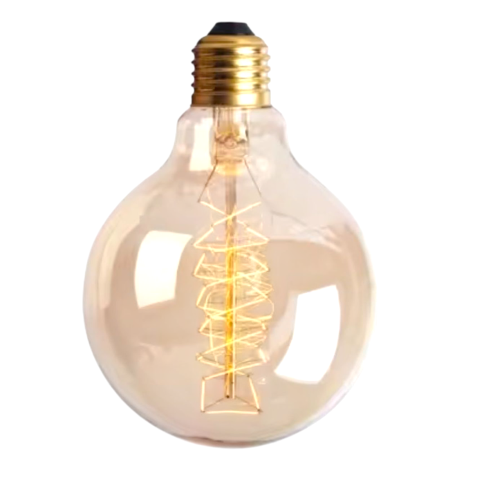 Bec LED G95 Filament Spirala 4W Lumina Calda E27 [1]