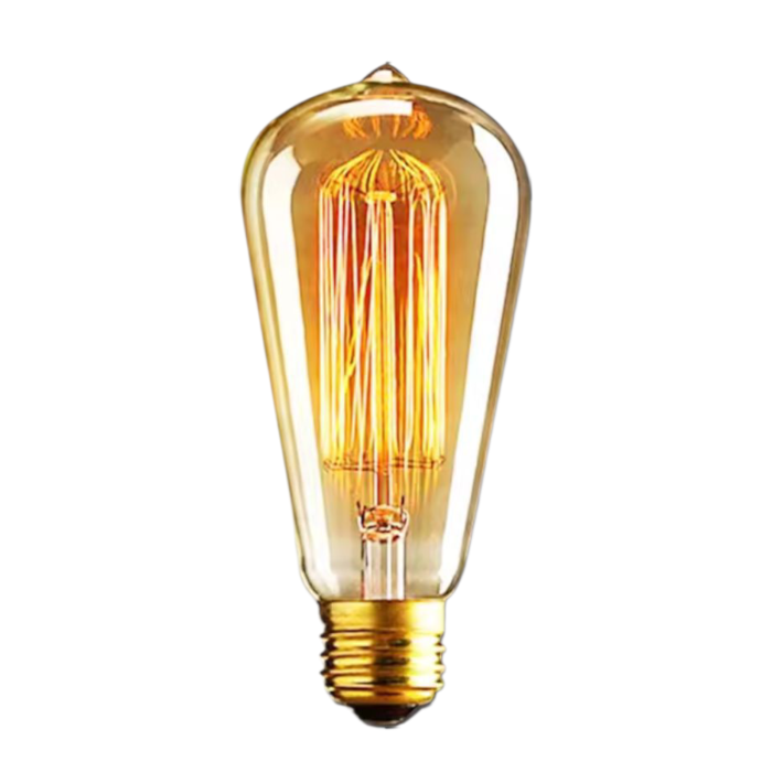 Bec LED ST64 Filament incandescent 2.5W Lumina Calda E27 [1]