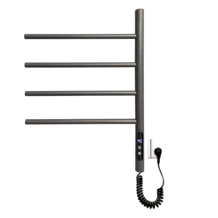 Port-prosop electric baie 4 brate rabatabile gri antracit [1]
