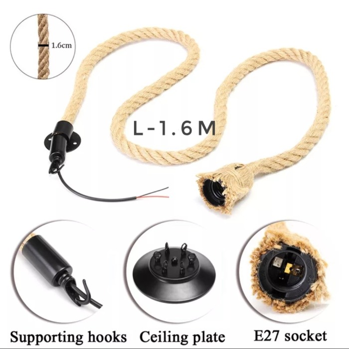 Candelabru sfoara aspect retro 6 brate e27 fara bec Edison [3]