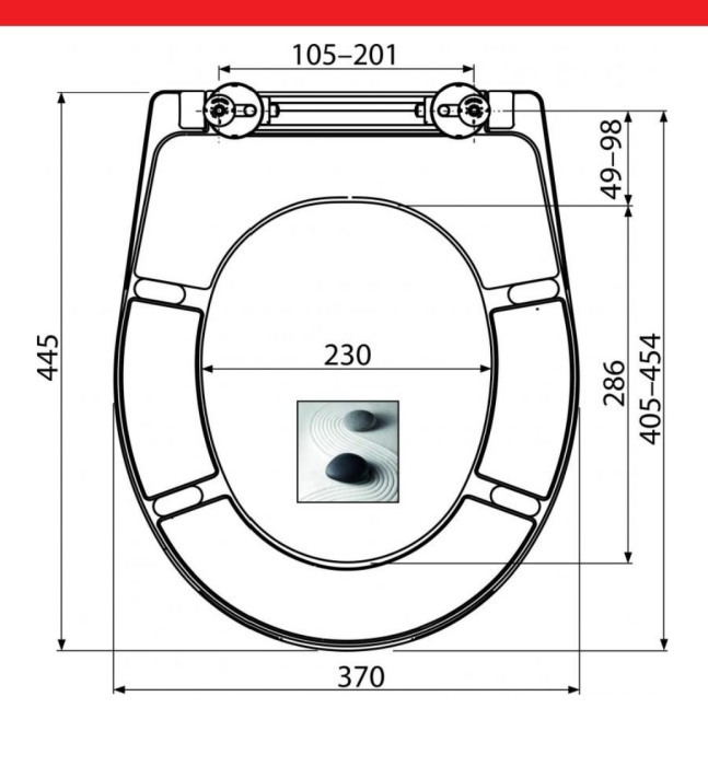 Capac wc softclose universal, duroplast antibacterian  închidere lenta [2]