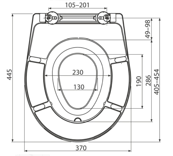 Capac wc universal duroplast antibacterian cu adaptor detasabil [2]