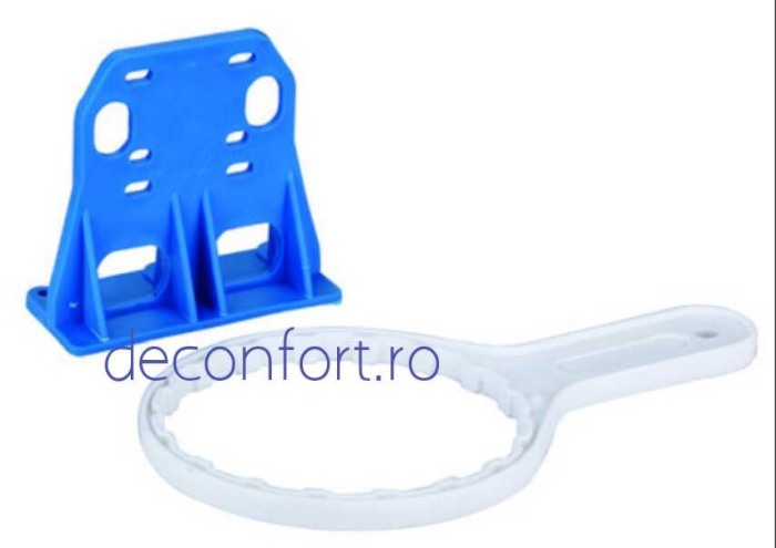 Carcasa filtru apa rece cartus bumbac 10 pahar transparent racord 1 sau 3/4 [4]