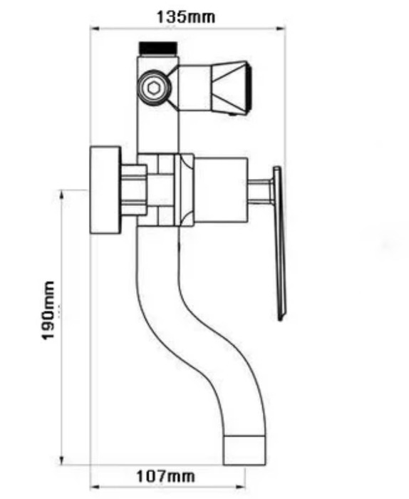 Coloana dus negru antic CMK 3 functii [4]