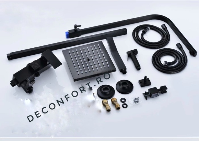 Coloana dus negru antichizat retro Depto 4 functii [5]