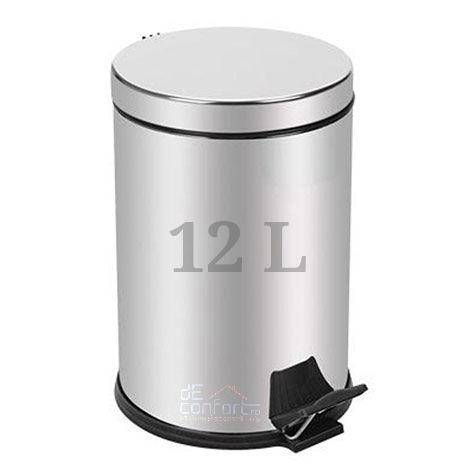 Cos inox pedala capac rabatabil dimensiuni diferite 3-20 l [5]