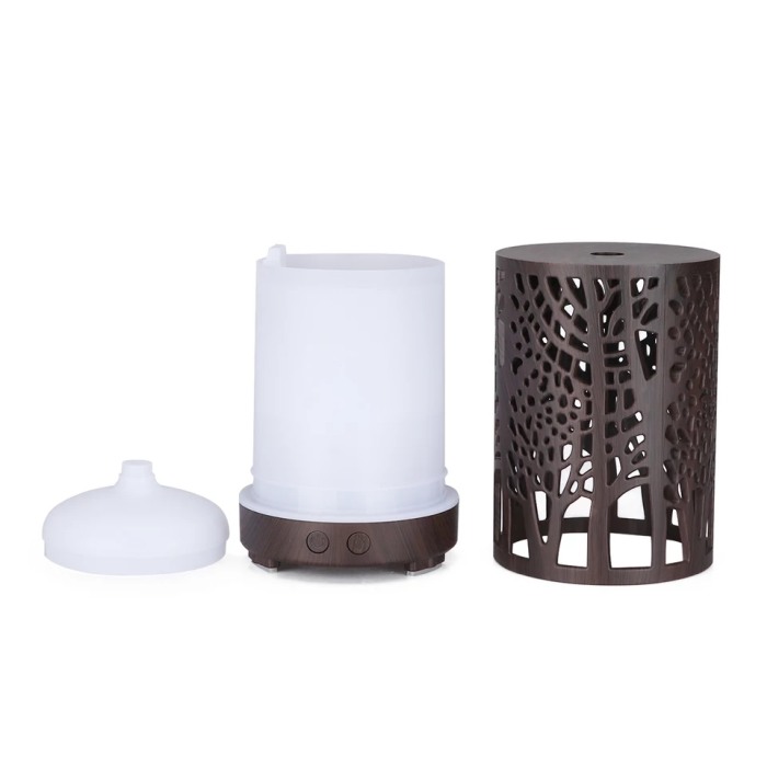 Difuzor uleiuri esențiale aromaterapie Wood Tower wenghe [2]